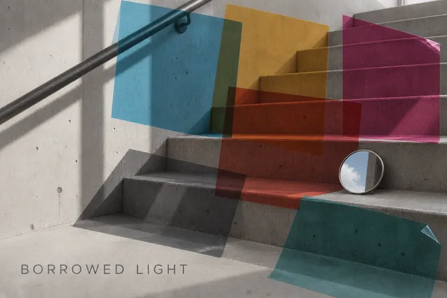 Borrowed Light — experimental graphic design by Naityik Singh
