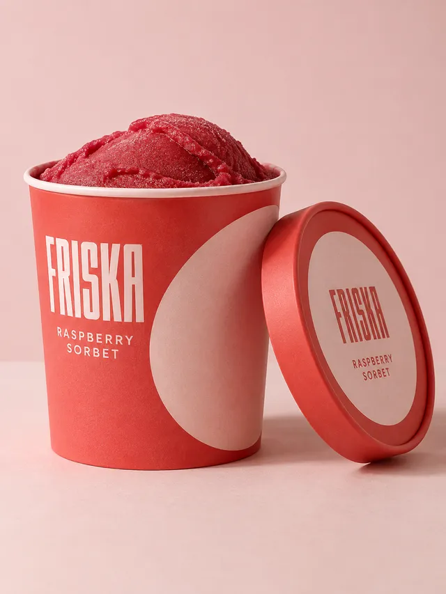Friska Sorbet — experimental graphic design by Naityik Singh