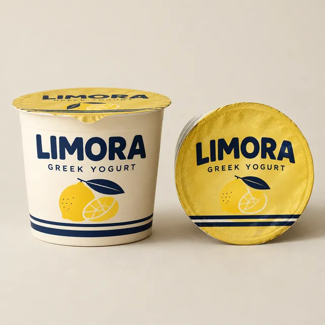 Limora Yogurt — experimental graphic design by Naityik Singh