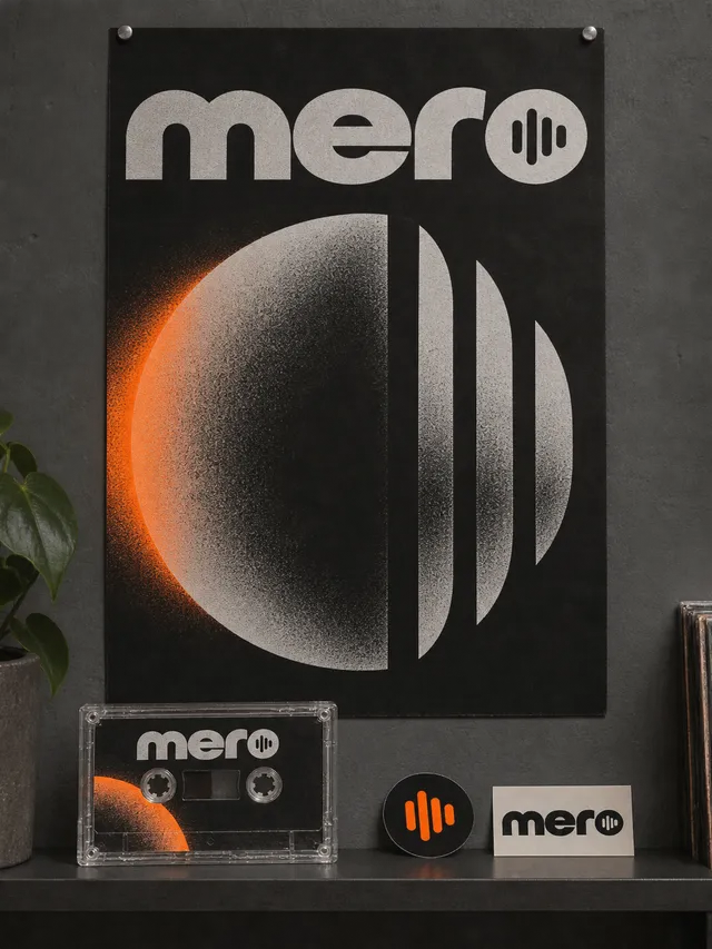 Mero — experimental graphic design by Naityik Singh