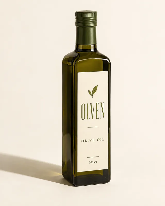 Olven Olive Oil — experimental graphic design by Naityik Singh