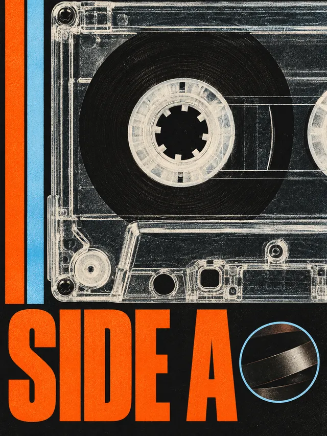 Side A — experimental graphic design by Naityik Singh