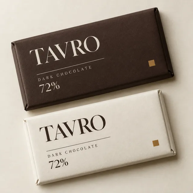 Tavro Chocolate — experimental graphic design by Naityik Singh