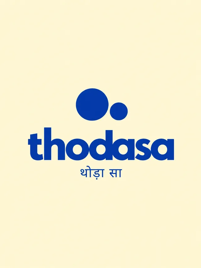 Thodasa — experimental graphic design by Naityik Singh