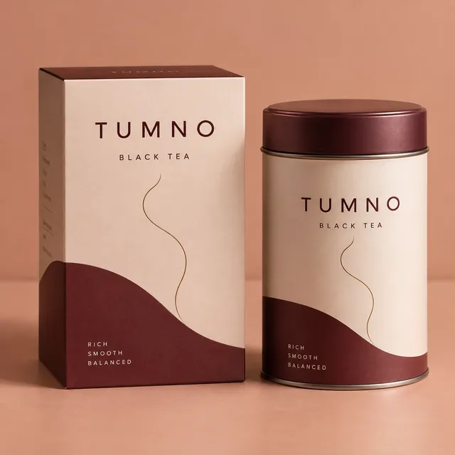 Tumno Tea — experimental graphic design by Naityik Singh