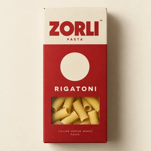 Zorli Pasta — experimental graphic design by Naityik Singh